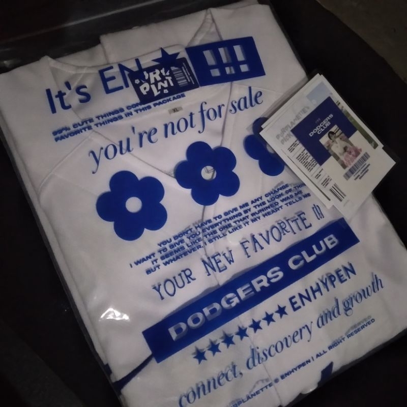 [BOOKED] JERSEY DODGERS ENHYPEN HEESEUNG PURPLANETTE *baca deskripsi