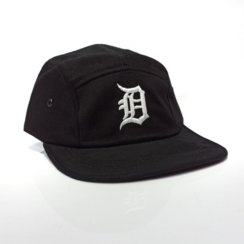 Topi Bordir Inisial D Detroit Kota Logo Snapback 5 Panel Baseball Cap Bucket Hat Five Panels