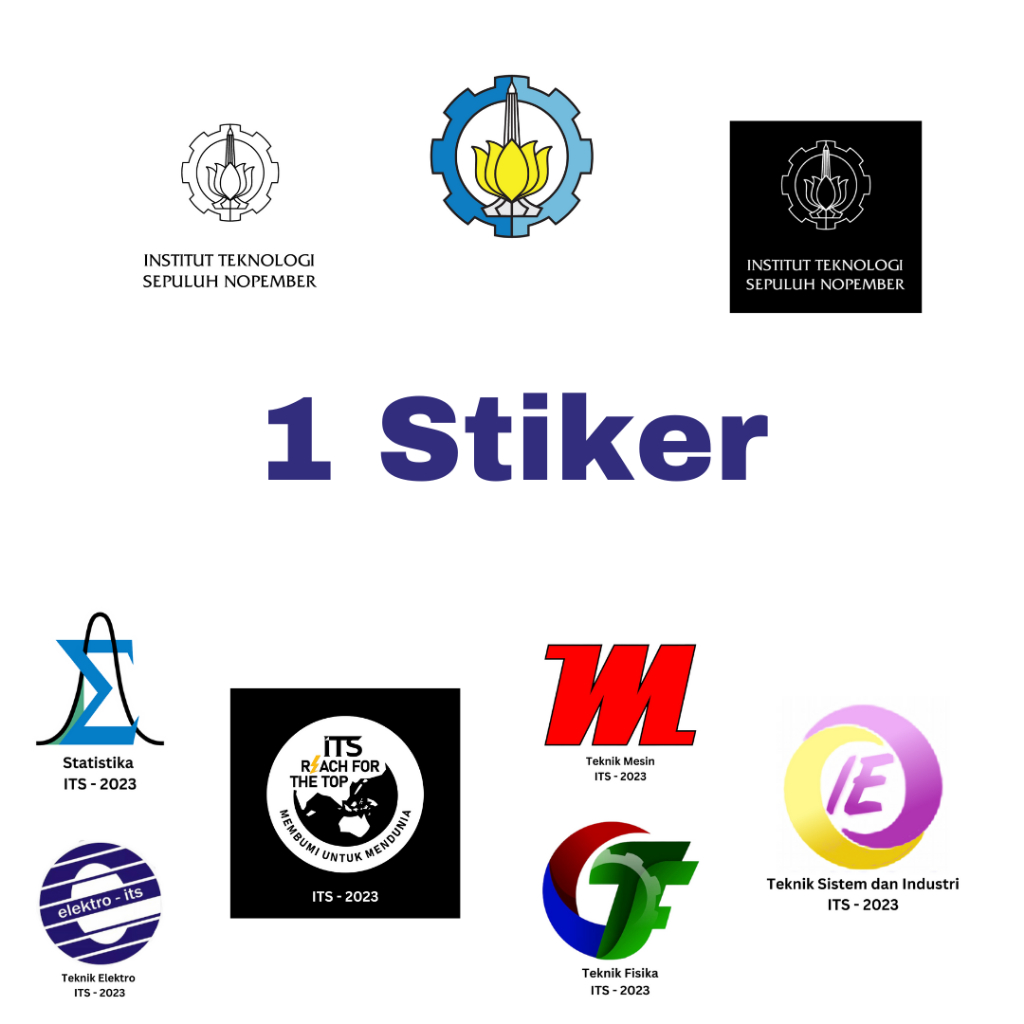 

JStore - STIKER ITS Surabaya - Stiker Jurusan ITS Surabaya 2023 - Sticker Bundling Paket Hemat