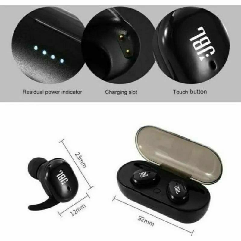 Headset bluetooth TWS-4 JBL V5.0 wireless Touch Control Earphone Stereo