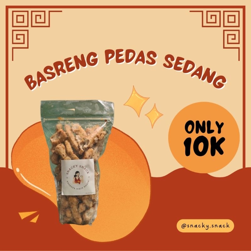 

Basreng Daun Jeruk Pedas Sedang