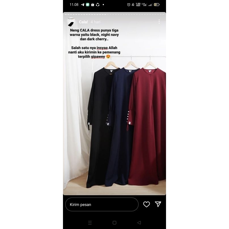 cala dress black L by khaira.hijup