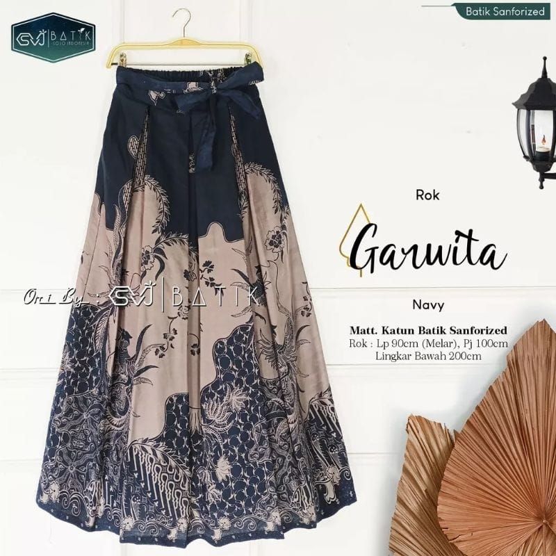 Promo  Rok Batik Panjang Jumbo Wanita Dewasa Rok Klok Payung Halus