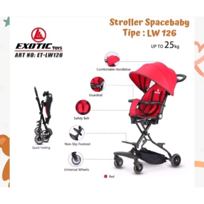 Exotic stroller LW 126