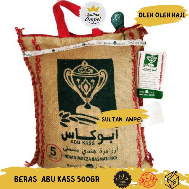 

Beras Basmati ABU KASS 500 gram | BASMATI Abu Kas Original 500 gr /setengah Kilo | Untuk Nasi Mandi Kabsa Bukhori Kebuli Briyani