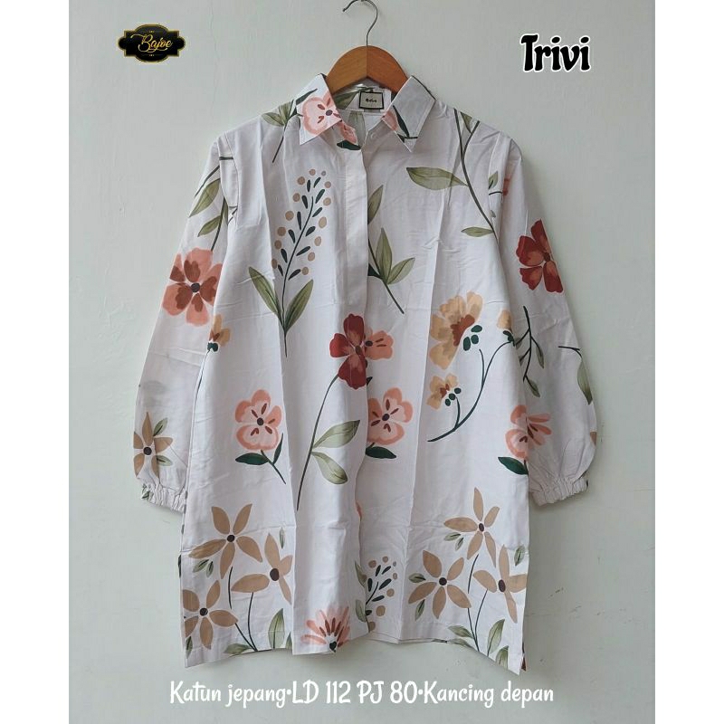 TRIVI KEMEJA BAHAN KATUN JEPANG