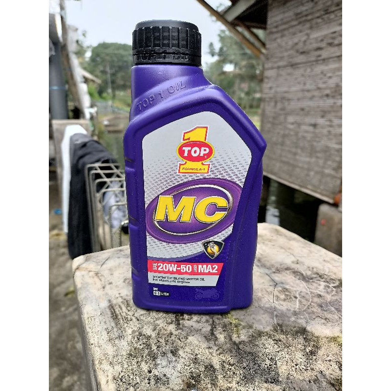 OLI TOP.1 MC BUAT MOTOR BEBEK SAE 20W-50 JASO MA2