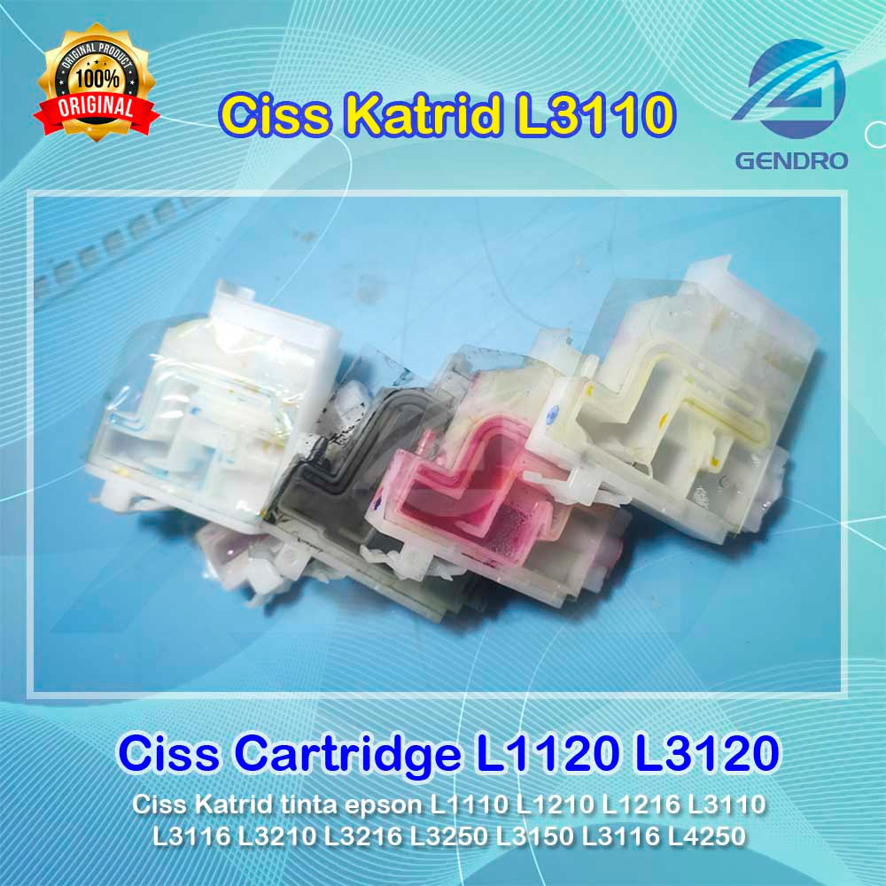 Ciss Tinta Cartridge Epson L1110 L1210 L3110 L3150 L3250 Copotan