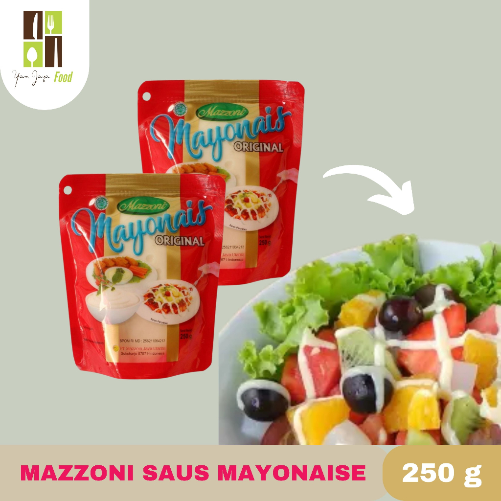 

Mazzoni Mayonnaise Sauce / Saus /Saos / Mayonaise / Mayones 250gr