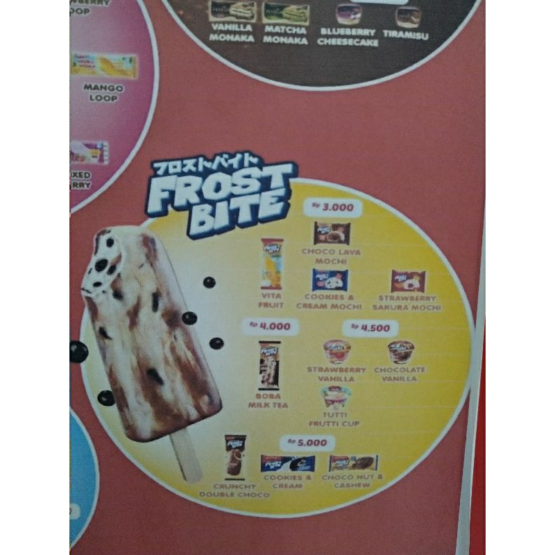 GLICO WINGS ice cream FROSTBITE all varian