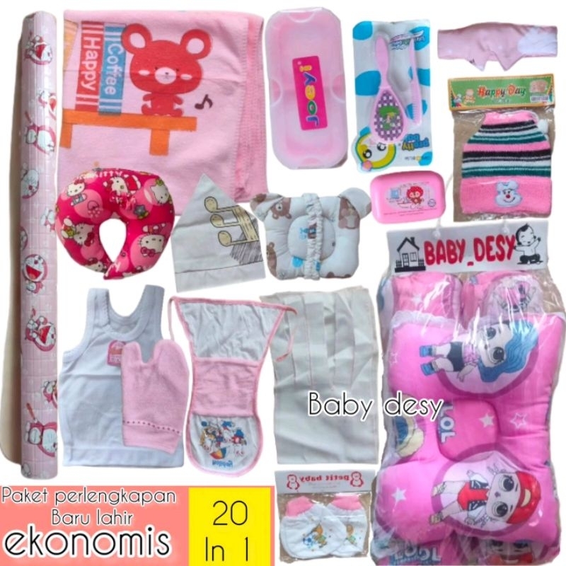 PAKET LENGKAP PERLENGKAPAN BAYI BARU LAHIR / PERLENGKAPAN PERSALINAN MURAH / LEBIH EKONOMIS