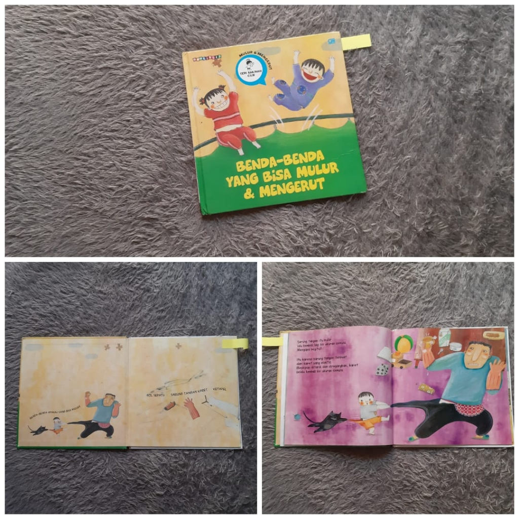 Benda-benda yang Bisa Mulur dan Mengerut Seri Ilmuwan Cilik Buku Anak HC bekas second preloved