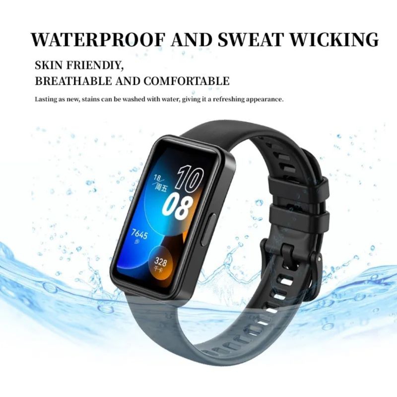 STRAP SILICONE TALI HUAWEI BAND 8 SOFT PREMIUM RUBBER KARET LEMBUT SILIKON SILICON RUBBER WRISTBAND TPU TALI JAM HUAWEI BAND 8 STRAP HUAWEI BAND 8 PENGGANTI STRAP SILIKON HUAWEI HONOR BAND 8 TALI JAM SMARTWATCH HUAWEI BAND 8 SILICONE HUAWEI BAND 8 MURAH