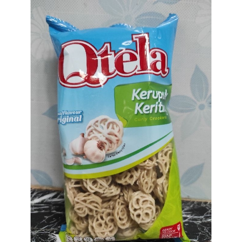 Qtela Kerupuk Keriting Mentah 180 gram  - Seblak Rafael