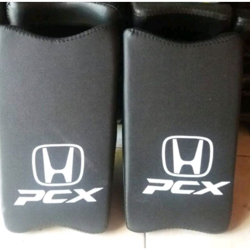 jok boncengan tambahan depan motor pcx.motif logo