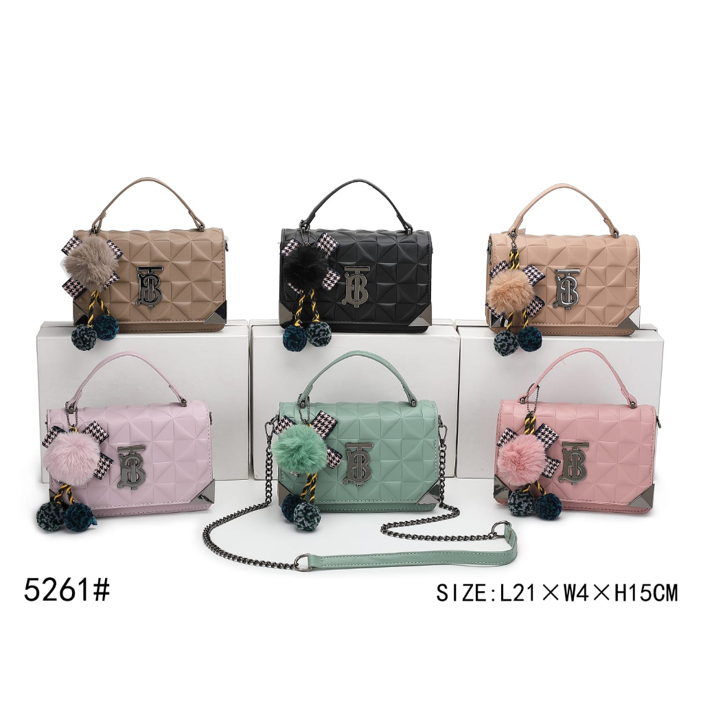 Promise 5261# Tas Wanita Import 1Tali ADLER PREMIUM Fashion (Bs COD) 2kg muat 3Pcs