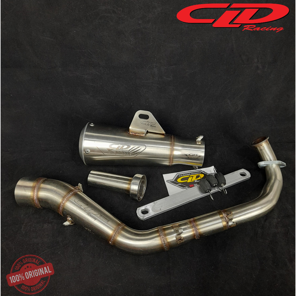 KNALPOT CLD TYPE  X MONSTER GENIO BEAT DELUXE SCOOPY 2021