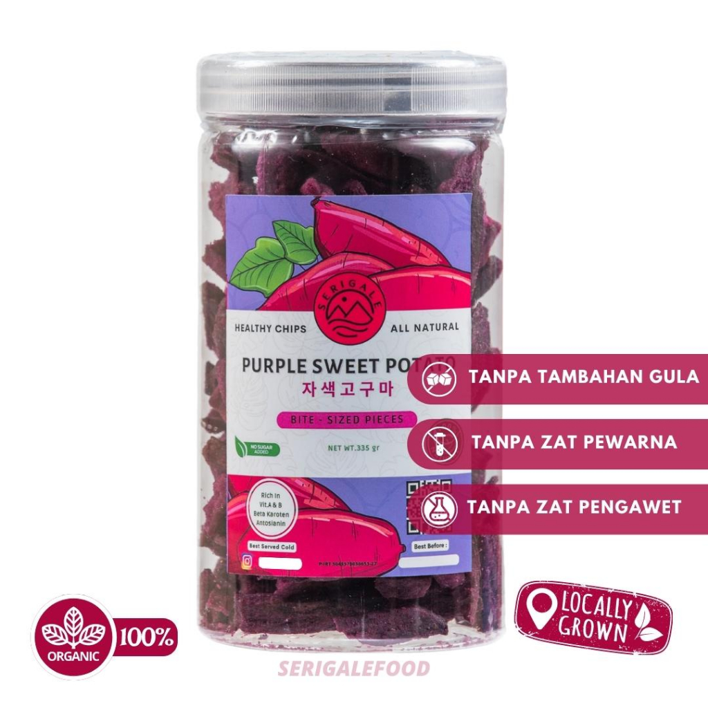 

KERIPIK UBI UNGU I KEMASAN TOPLES 1000ML I PREMIUM PURPLE SWEET POTATO I KERIPIK SAYUR I CAMILAN DIET SEHAT