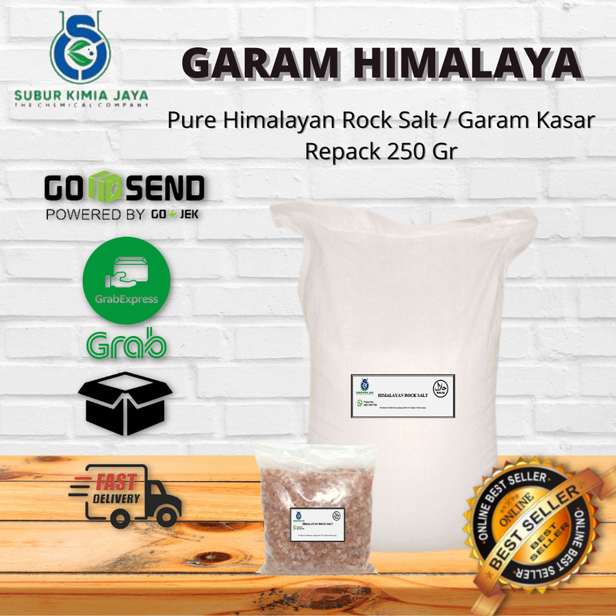 

Himalayan Rock Salt / Garam Asli Himalaya Kasar 250 gr