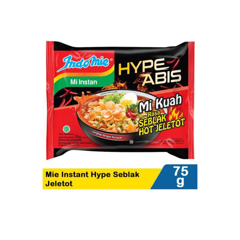 

4 Pack Mie Indomie Kuah Seblak Jeletot