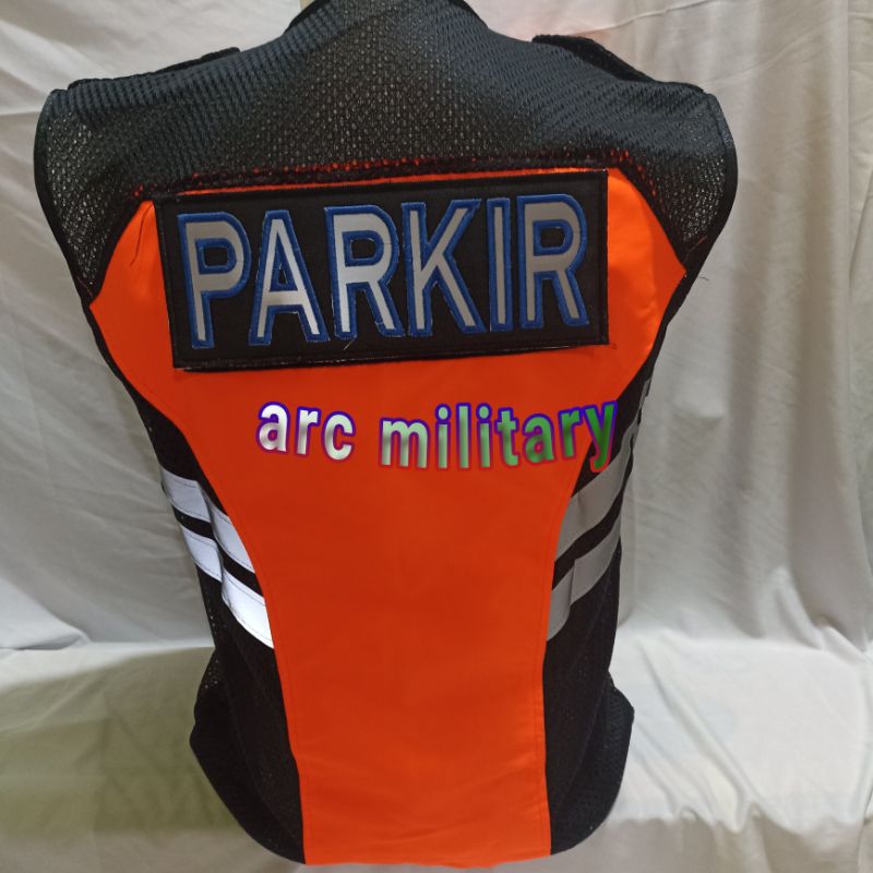 90u Rompi Parkir Bahan Taslan Ukuran S-3XL