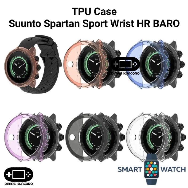 TPU Case Suunto Spartan Sport Wrist HR BARO silicone silikon soft casing cover bumper dive computer 
