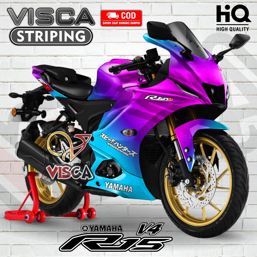 Decal R15 V4 Full Body - Stiker R15 V4 Full Body - Dekal R15 V4 Full Body - Striping R15 V4 Variasi 