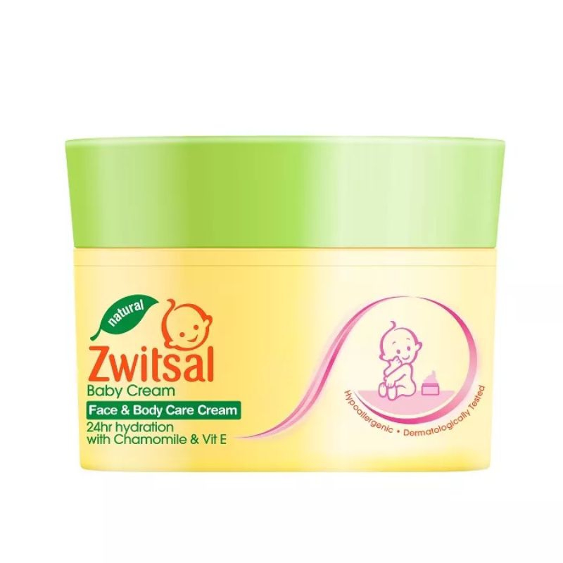 ZWITSAL Baby Cream Face & Body Care Cream - Krim Wajah dan Badan Bayi 60gr