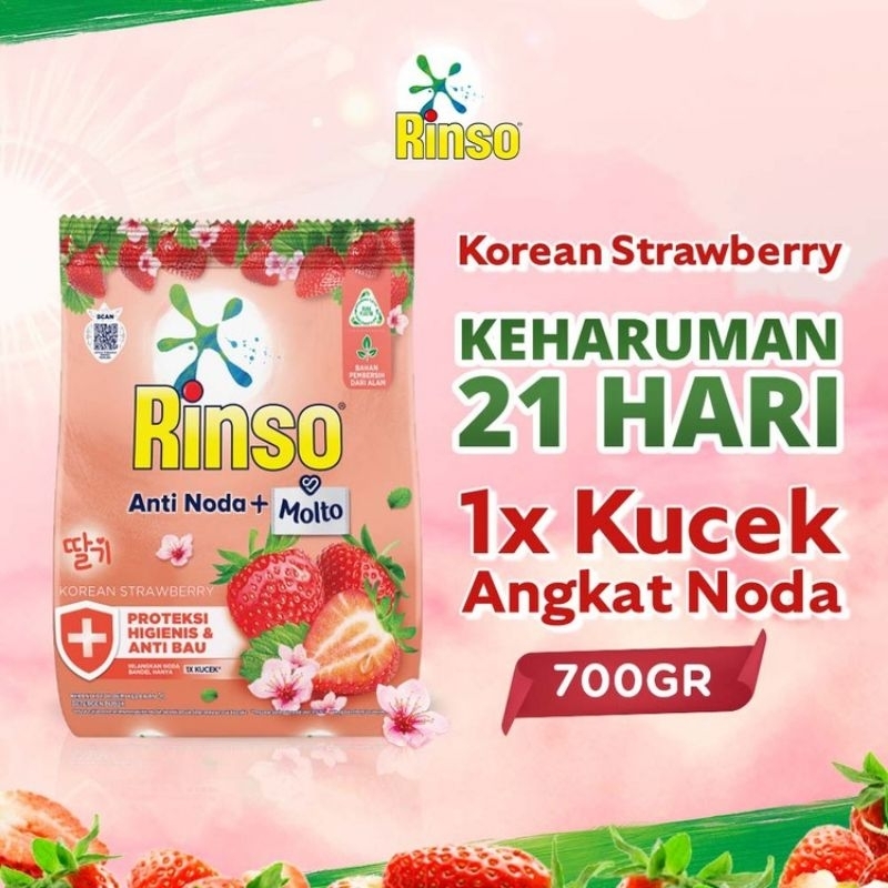 RINSO MOLTO Korean Strawberry Detergen