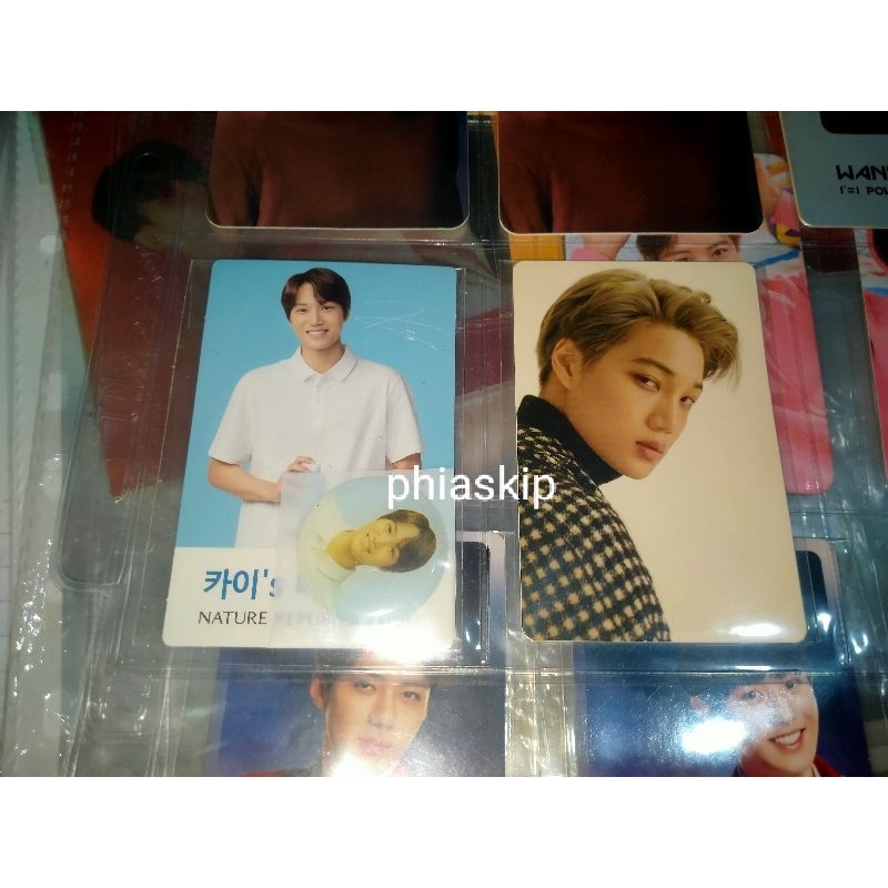 Photocard Exo Official Nature Republic Toner Sticker For Life Kau (Sticker for life nature republic)