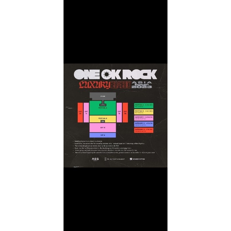 TicketKonserOneOkRock2023inJakarta