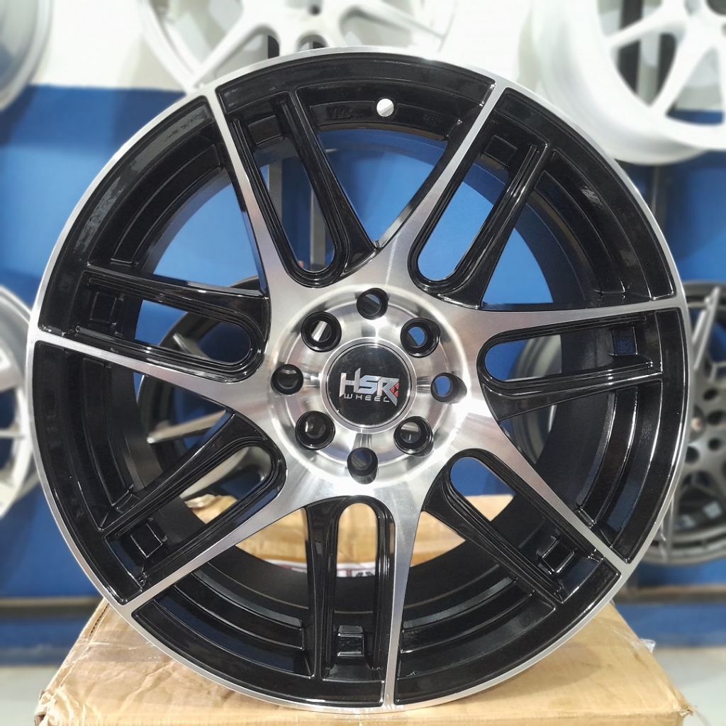 velk racing ring 16 velg mobil luabang baut 4 pelek mobil hsr type WURZBURG CS ring 16