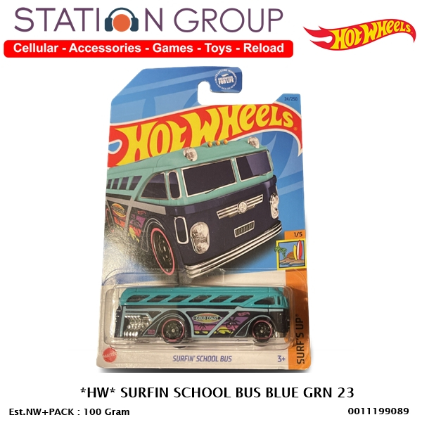 HOT WHEELS HW SURFIN SCHOOL BUS - DIECAST