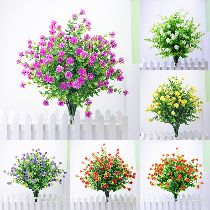 Artificial Flower Bunga Palsu Plastik Cabang Hias Dekorasi Buket Bouquet Rumah Pesta Kantor BG35