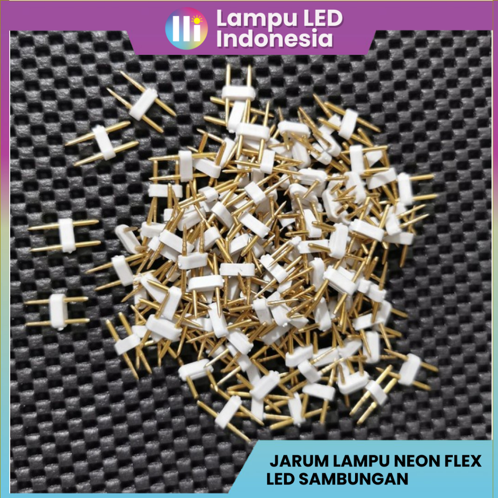 JARUM LAMPU NEON FLEX LED/LED STRIP 5050/RGB STRIP 10M - SAMBUNGAN JARUM