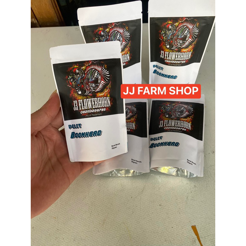 pelet j3 super boom head jenong big kok membesarkan kepala louhan & body ikan