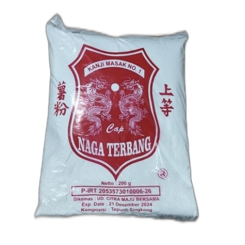 

200 Gram Tepung Tapioka Cap Naga Terbang /Bahan Bakso/ Kanji