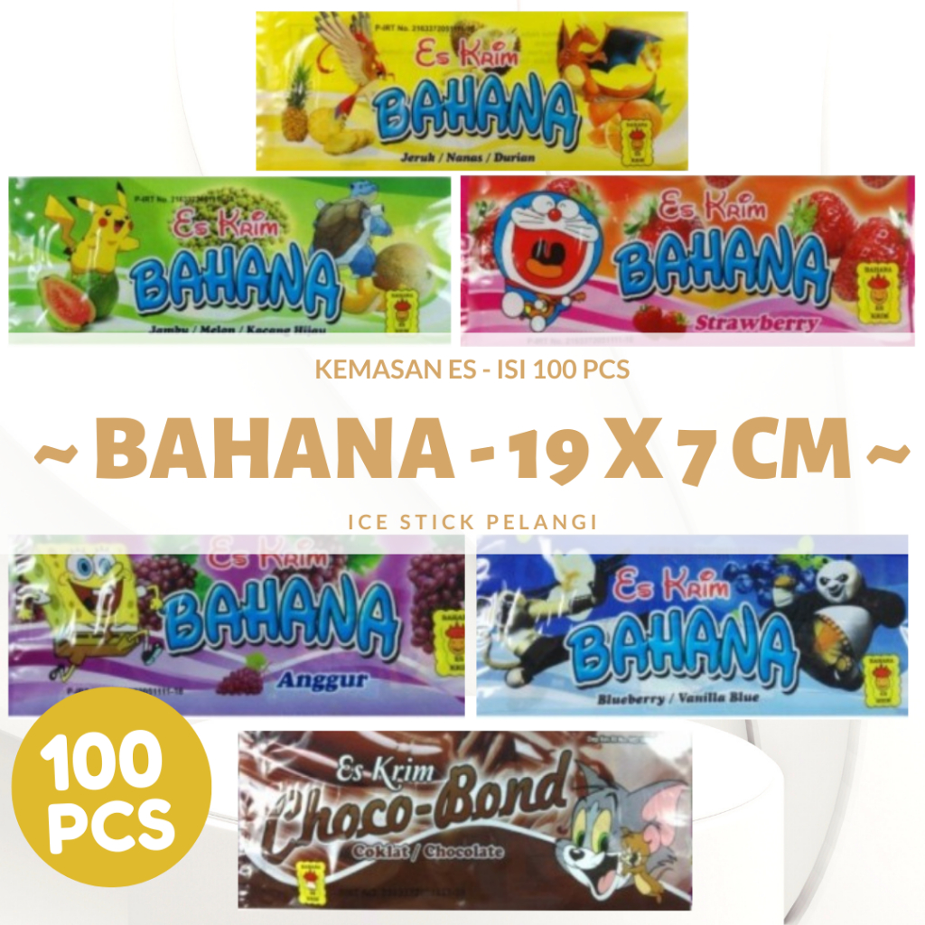 FROZEN  / PLASTIK BUNGKUS ES LILIN / KEMASAN ICE KRIM