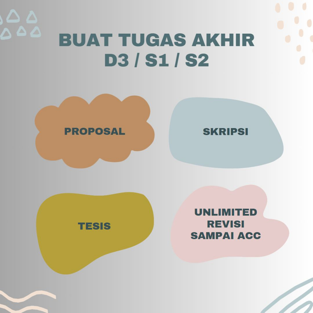 Tugas Akhir / Skripsi / Tesis