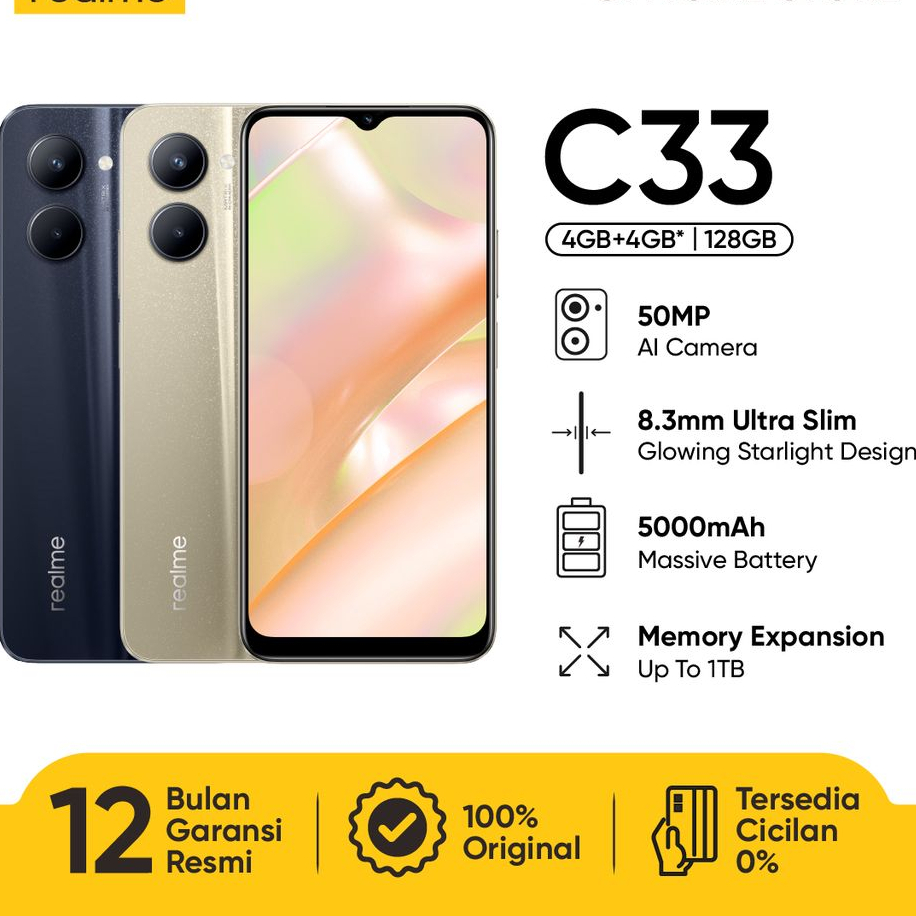 REALME C33 RAM 4/128