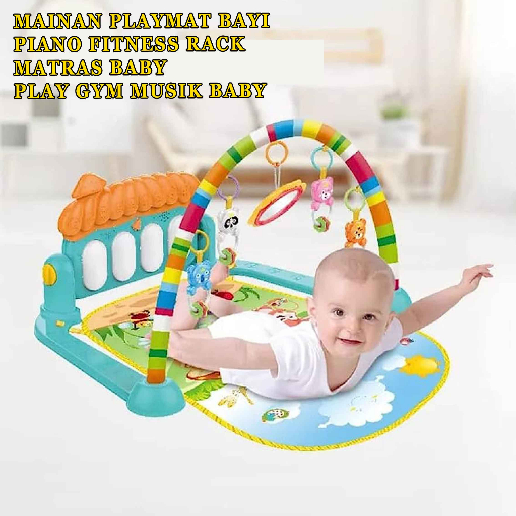 Piano Fitness Rack * Mainan Playmat Bayi * Baby Gym * Baby Toys