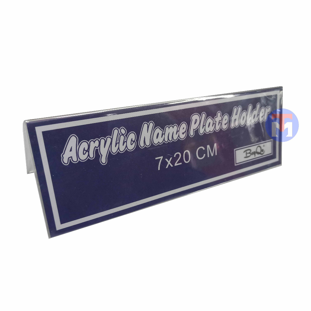 

Acrylic Name Plate 7x20 2 Sisi