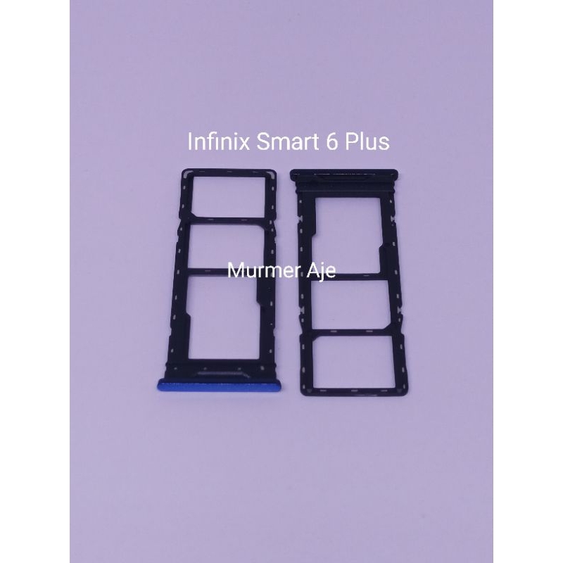 Sim card tray slot tempat kartu sim infinix smart 6 plus oem