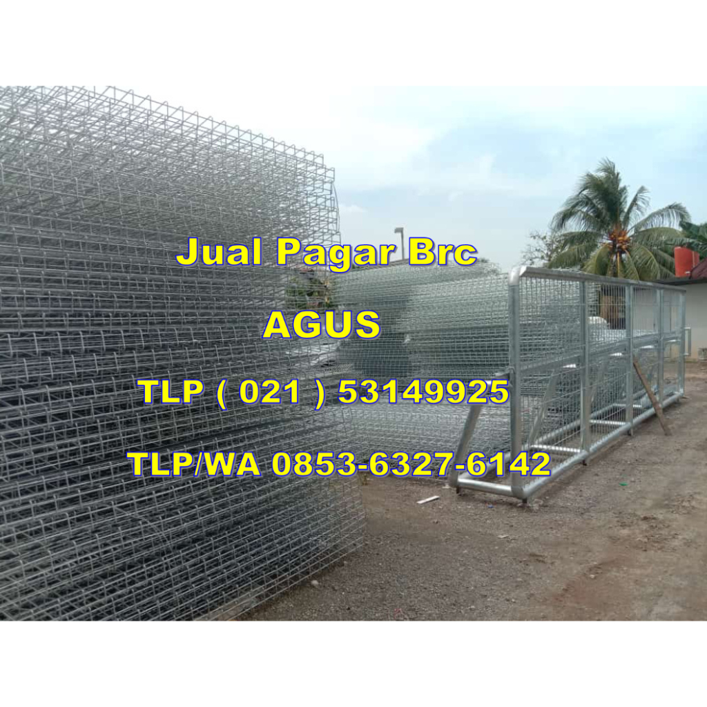 Pagar brc T 120 cm L 240 cm Dia 5 mm electro platting