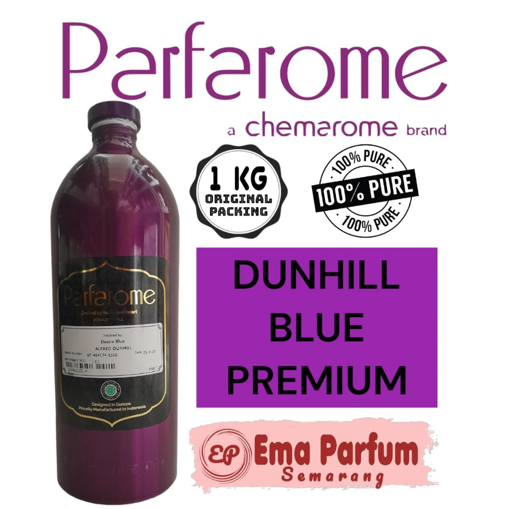 ( 1 KG ) DUNHILL BLUE By Parfarome Premium Kemasan Segel 1KG bibit parfum murni asli 100%