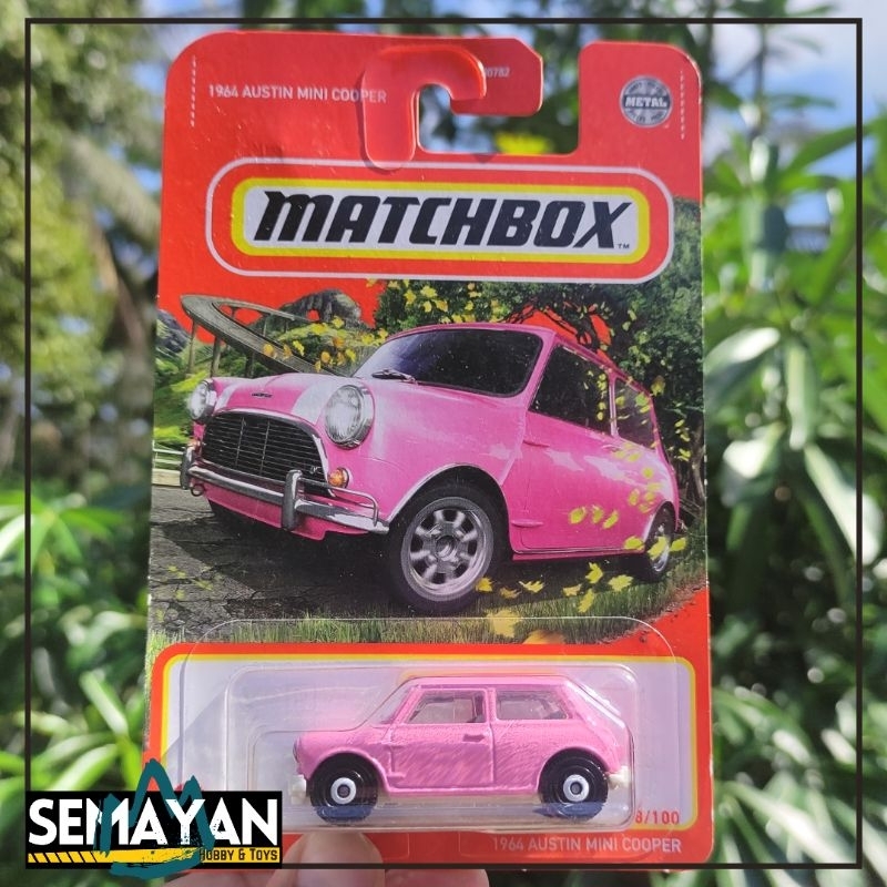 Matchbox Austin Mini Cooper Pink