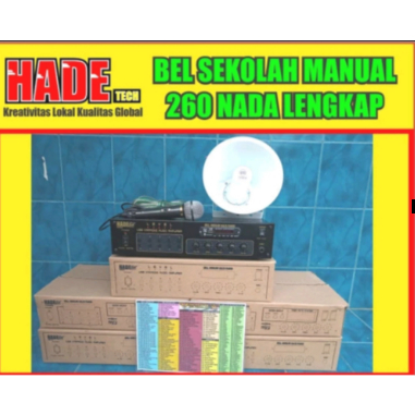 bel sekolah manual elektronik