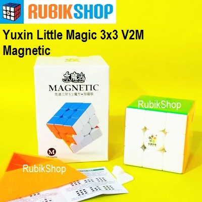 RUBIK 3X3 MAGNETIC : YUXIN LITTLE MAGIC MAGNETIC YLM V2M 3x3 3M