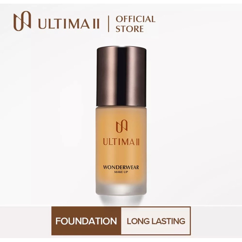 ULTIMA II (TWO) WONDERWEAR MAKE UP FOUNDATION NEW PACKAGING FULL SIZE LONG LASTING FONDATION WATERPR