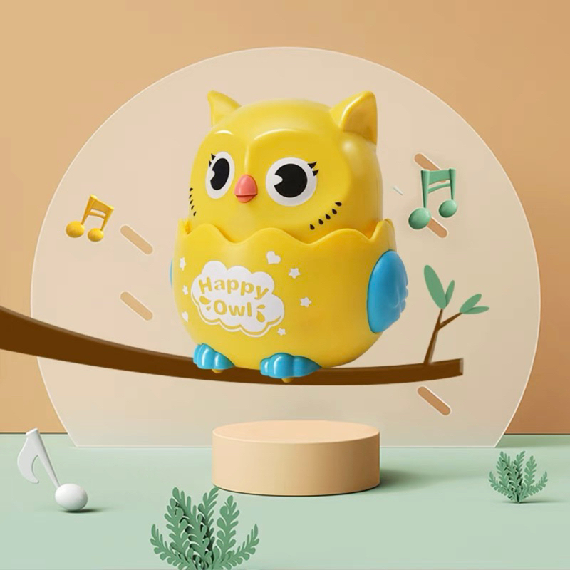 Mainan Edukasi Burung Hantu Anak Seluncur Mainan Anak Happy Owl - Mainan berjalan Edukasi Anak Robot Burung Hantu owl Ditekan Bisa Jalan Tanpa Baterai - Mainan Anak Burung Happy Owl di Tekan Bisa Jalan - Mainan Anak Burung Hantu Murah